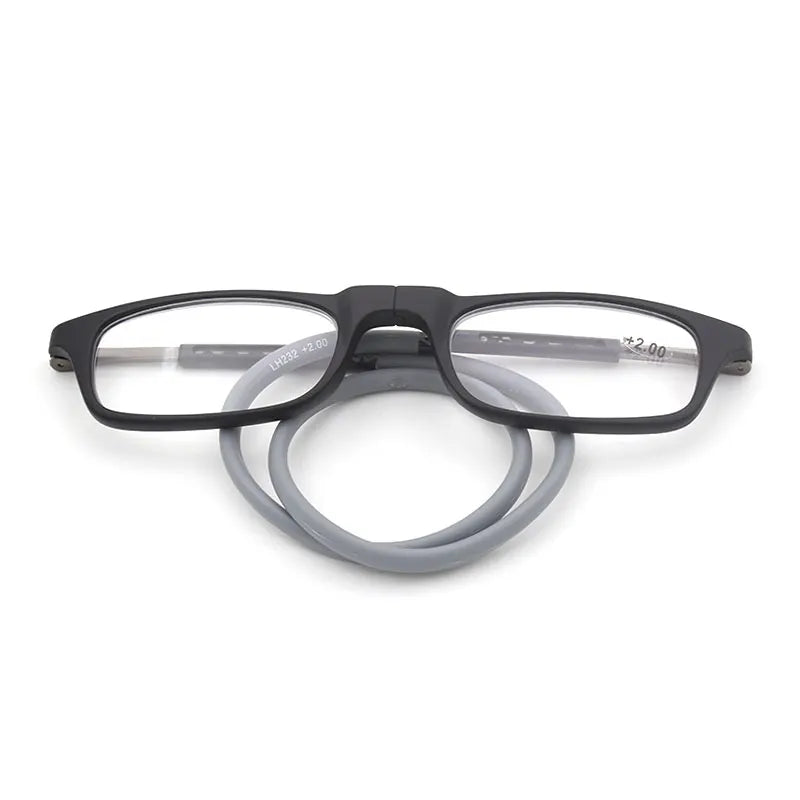 Hotochki Unisex Full Rim Square Tr 90 Titanium Reading Glasses
