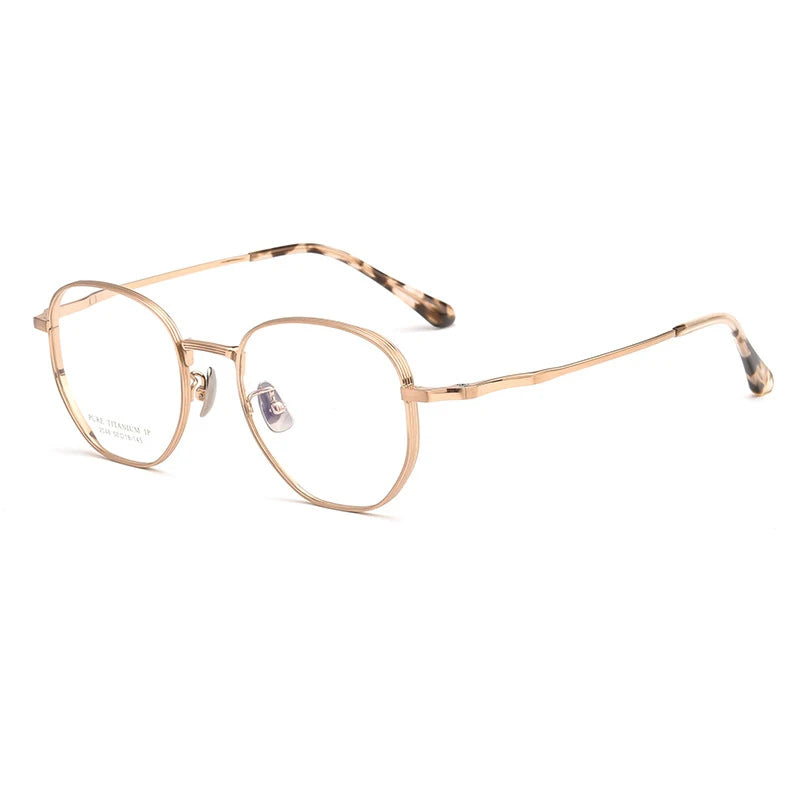 Reven Jate Women's Full Rim Square Round Titanium Eyeglasses 20484
