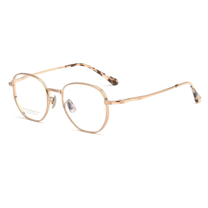 Reven Jate Women's Full Rim Square Round Titanium Eyeglasses 20484