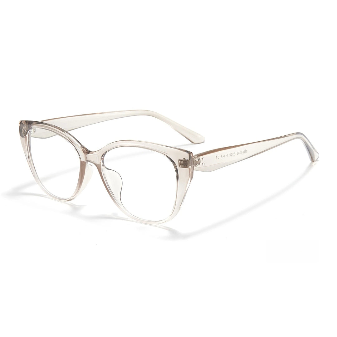 Yimaruili Women's Full Rim Cat Eye Tr 90 Titanium Eyeglasses 81132