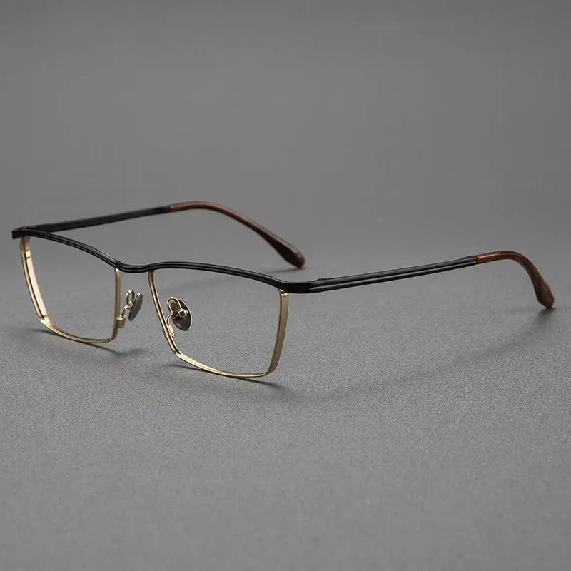 Blackmask Unisex Full Rim Square Titanium Eyeglasses BM-A6919
