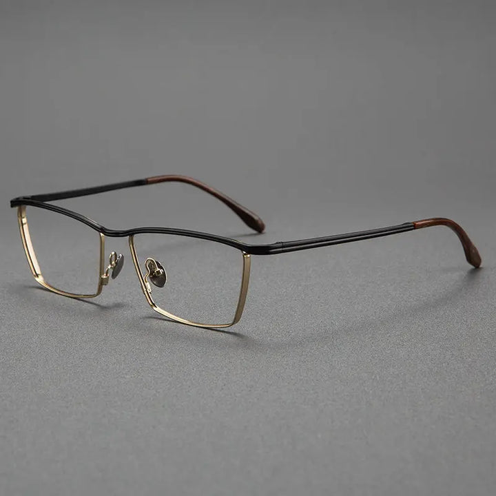 Blackmask Unisex Full Rim Square Titanium Eyeglasses BM-A6919