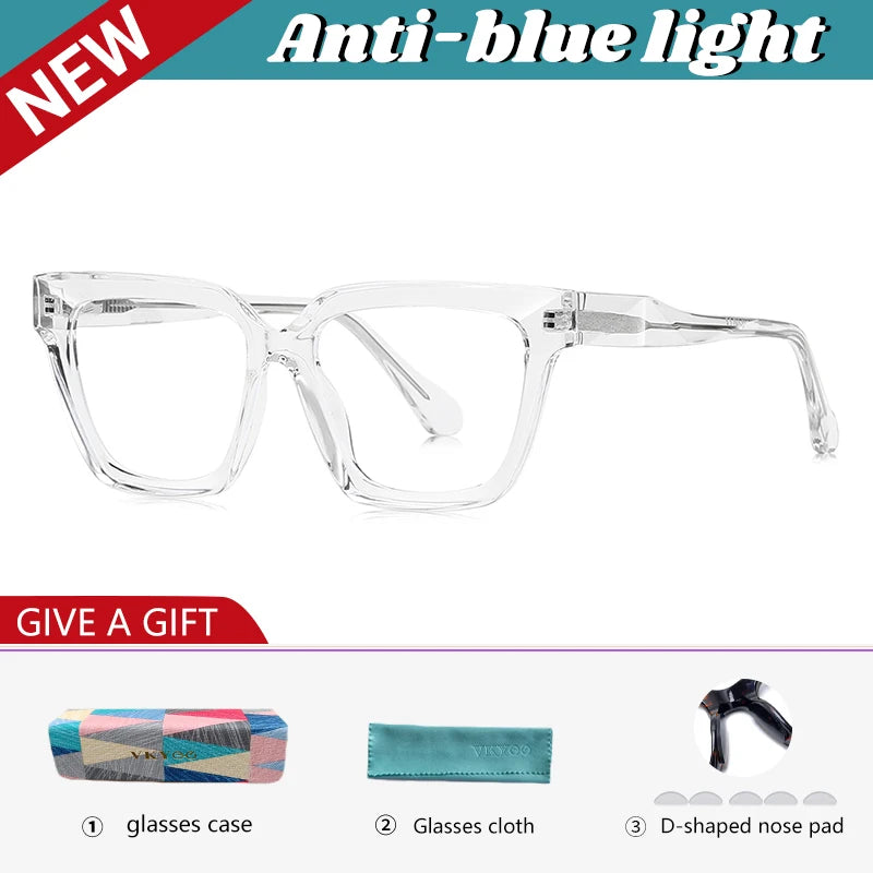 Vicky Women's Full Rim Square Cat Eye Tr 90 Reading Glasses 606083