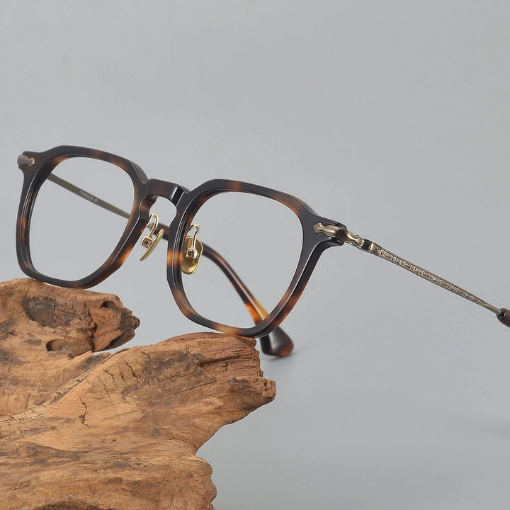 Blackmask Unisex Full Rim Square Titanium Eyeglasses BM-80905