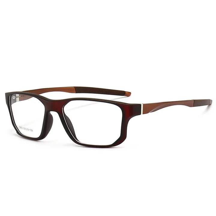 Muzz 58550 men's square sports TR-90 prescription eyeglasses — view 16