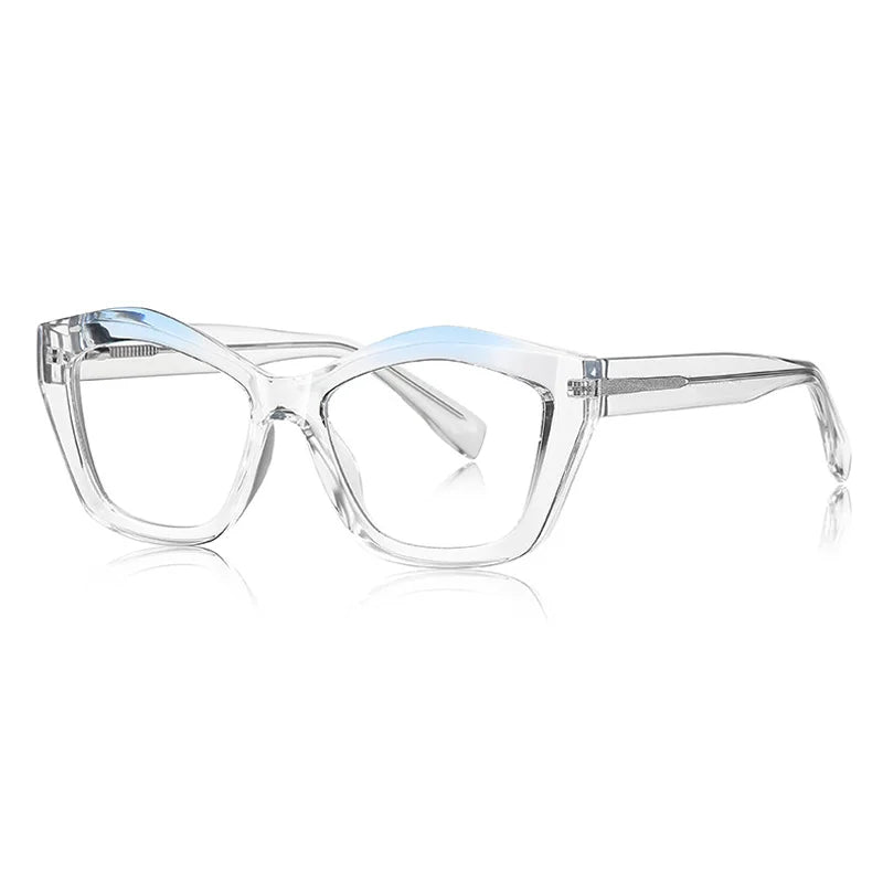 Ralferty Women's Full Rim Cat Eye Tr 90 Titanium Eyeglasses 32169