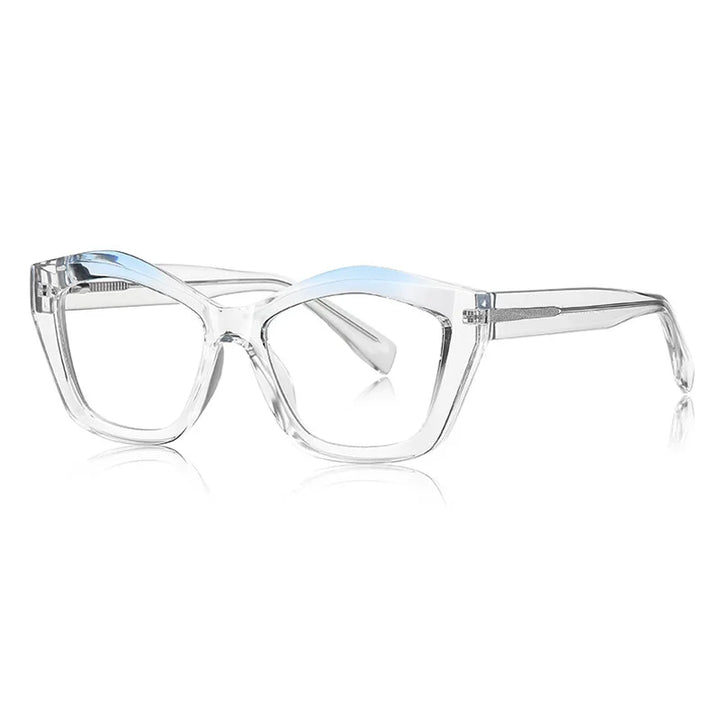 Ralferty Women's Full Rim Cat Eye Tr 90 Titanium Eyeglasses 32169
