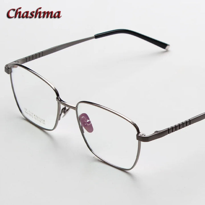 Chashma Ochki Women's Full Rim Square Titanium Eyeglasses 10012