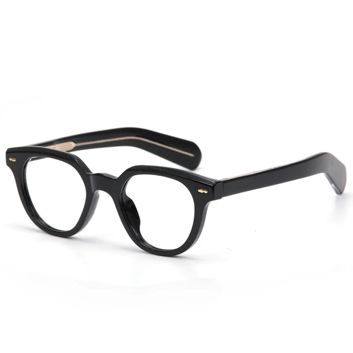 Aror Unisex Full Rim Square Thick Acetate Eyeglasses 86384