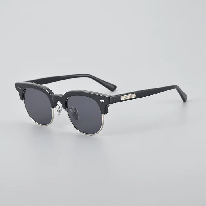 Blackmask Unisex Full Rim Square Acetate Polarized Sunglasses BM-LS015