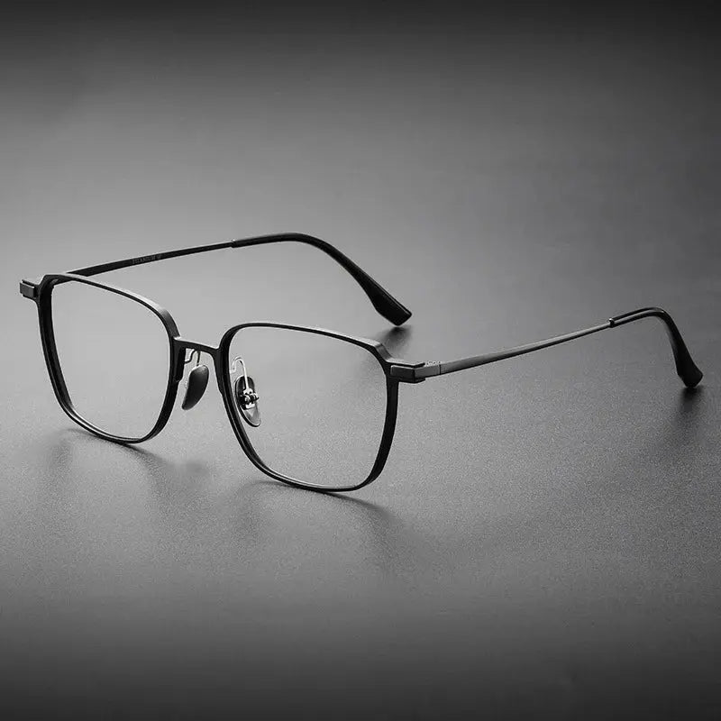 Vicky Unisex Full Rim Square Aluminum and Titanium Reading Glasses V20229 — view 2 | Vicky at FuzWeb