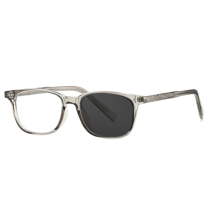 Kocolior Unisex Full Rim Square Tr 90 Photochromic Reading Glasses 28026