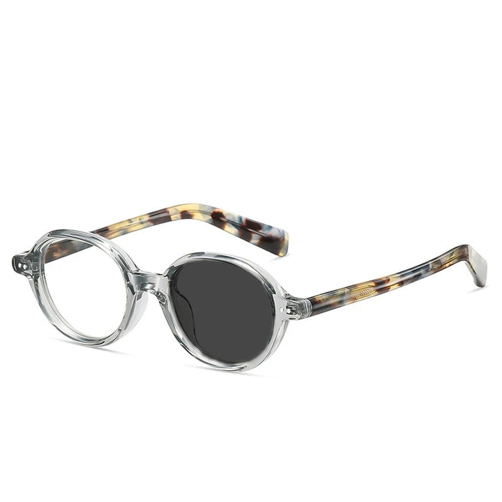 Kocolior Women's Full Rim Round Acetate Photochromic Reading Glasses 511018