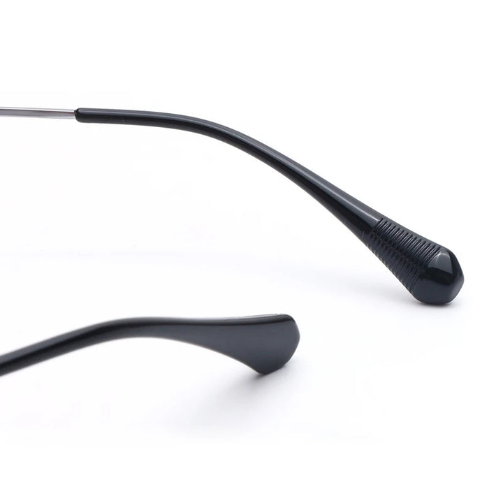 Muzz 35588 women's cat eye acetate titanium prescription eyeglasses — view 10
