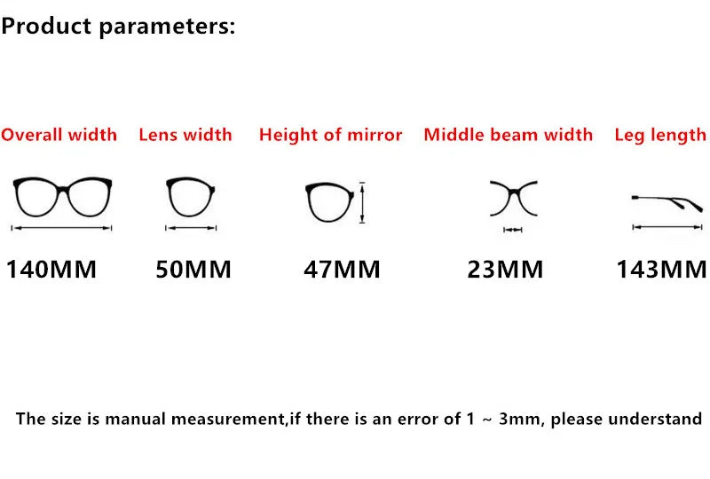 Nobler Unisex Full Rim Small Square Cat Eye Acetate Eyeglasses P020 Full Rim Nobler   