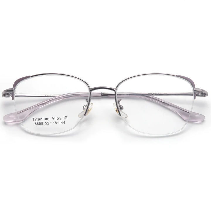 Muzz 8858 women's cat eye titanium prescription eyeglasses — view 6