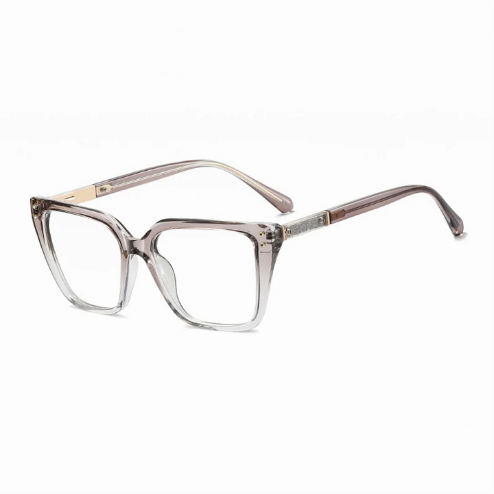 Ralferty Women's Full Rim Square Tr 90 Titanium Eyeglasses 883616