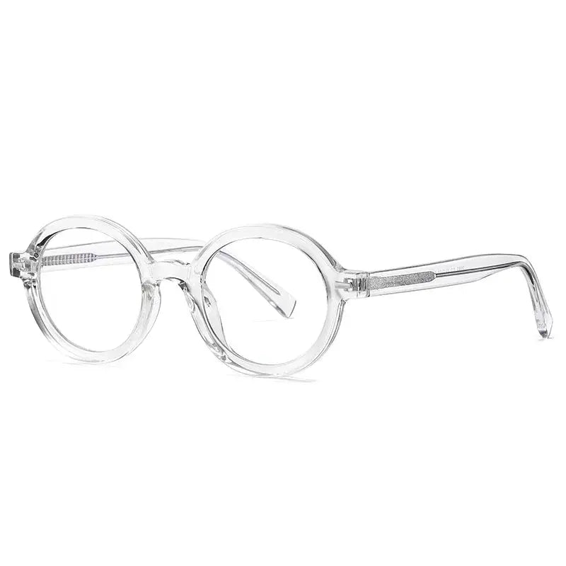 Vicky Unisex Full Rim Small Round TR90 and Titanium Reading Glasses 2092 — view 2 | Vicky at FuzWeb