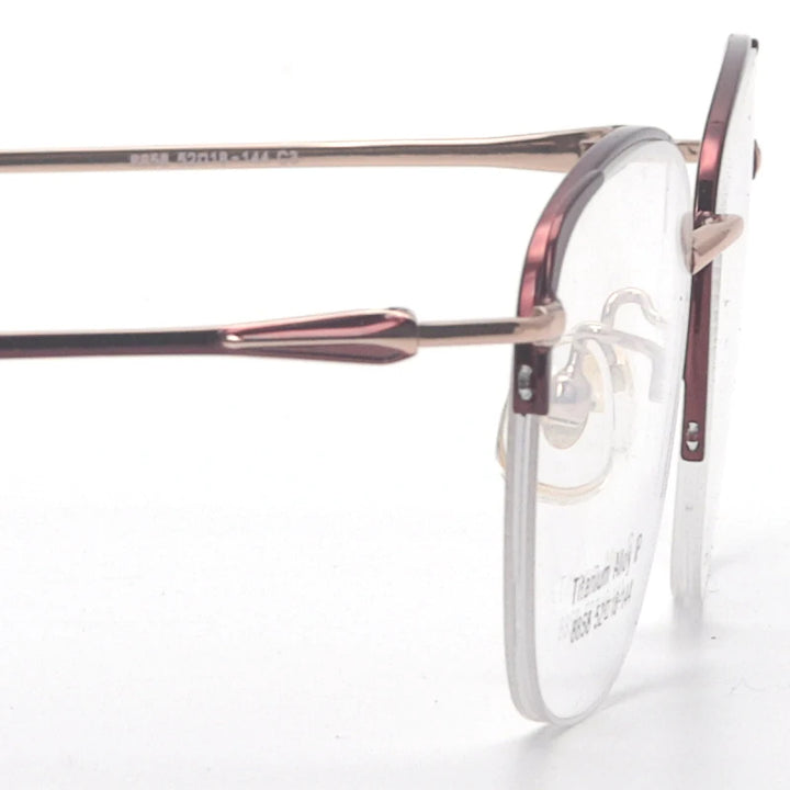 Muzz 8858 women's cat eye titanium prescription eyeglasses — view 8
