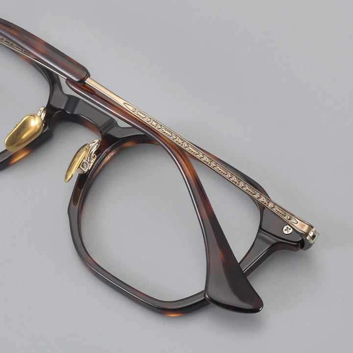 Blackmask Unisex Full Rim Square Titanium Eyeglasses BM-80905
