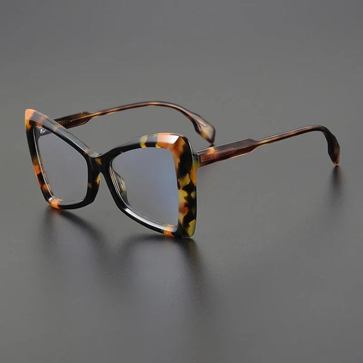 Nobler Unisex Full Rim Large Wide Edge Square Acetate Eyeglasses T013 Full Rim Nobler C2  