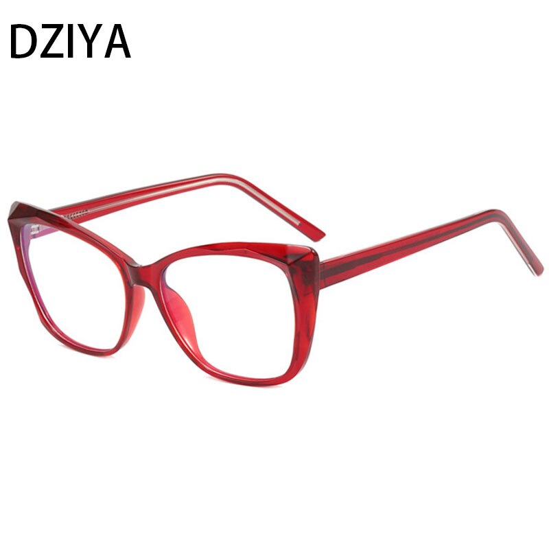 Dziya Unisex Full Rim Square Cat Eye Tr 90 Titanium Presbyopic Reading Glasses 60861 Reading Glasses Dziya +25 C5 