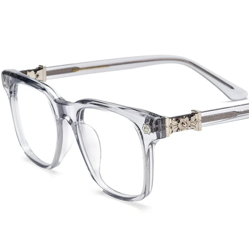 Nobler Women's Full Rim Brow Line Square Acetate Eyeglasses 19395