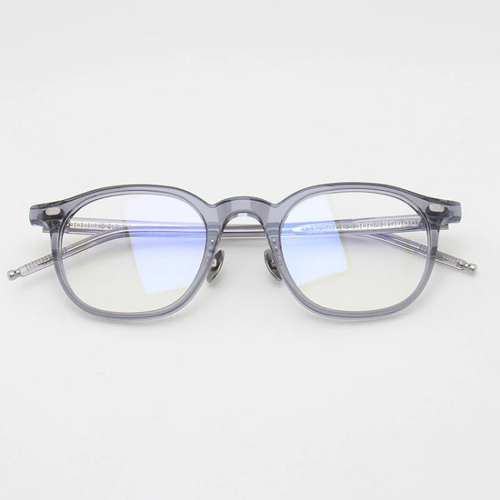 Blackmask Unisex Full Rim Square Acetate Eyeglasses BM-N02