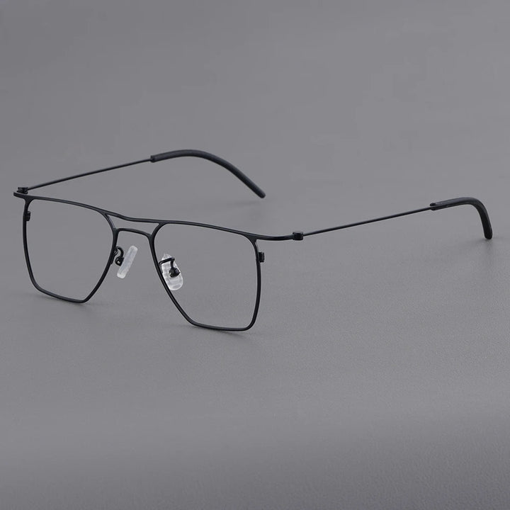 Bobbie Unisex Full Rim Square Titanium Eyeglasses KMN502