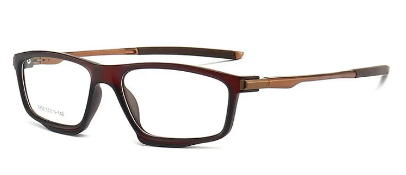 Muzz 58520 men's rectangle sports TR-90 prescription eyeglasses — view 6