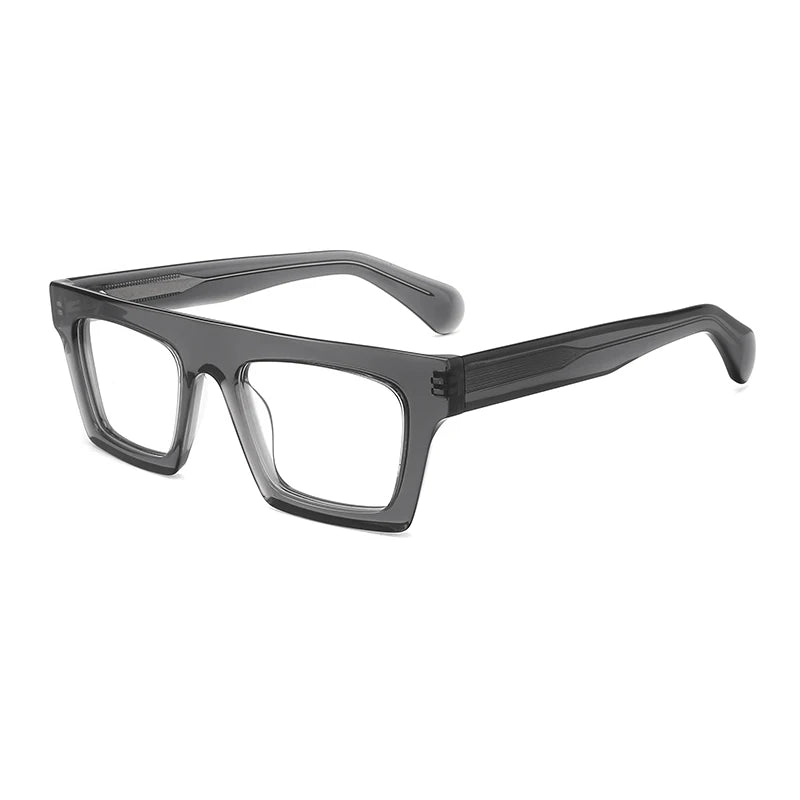 Gatenac Unisex Full Rim Brow Line Square Eyeglasses Gxyj1576