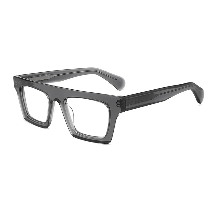 Gatenac Unisex Full Rim Brow Line Square Eyeglasses Gxyj1576