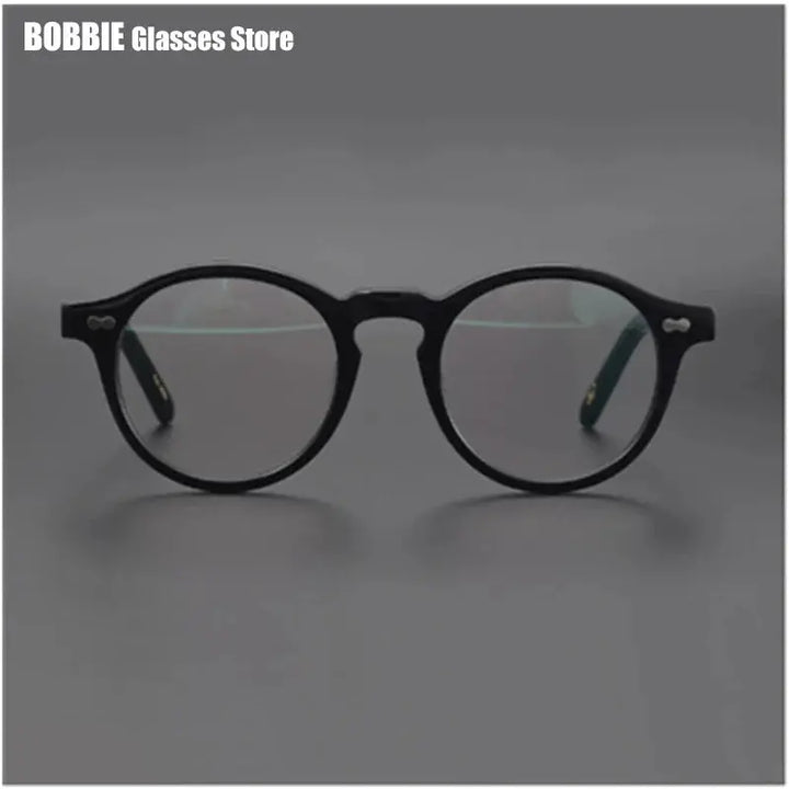 Bobbie Full Rim 120100 Women’s Round Acetate Frames — view 1 | Bobbie at FuzWeb