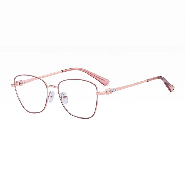 Ralferty Women's Full Rim Square Butterfly Alloy Eyeglasses 88250