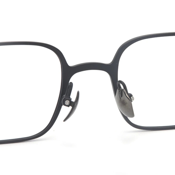 Muzz Y10001 unisex square IP titanium prescription eyeglasses — view 9