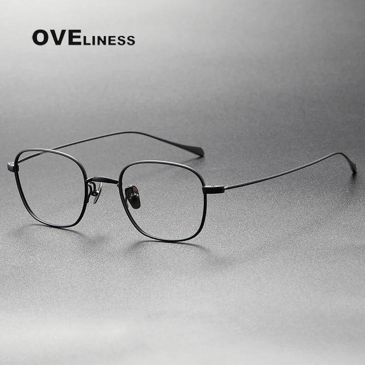 Oveliness Women's Full Rim Square Titanium Eyeglasses 369199