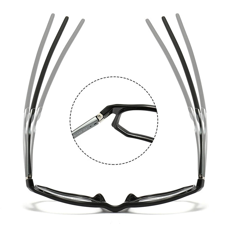 Muzz 58530 men's sports TR90 prescription eyeglasses — view 21