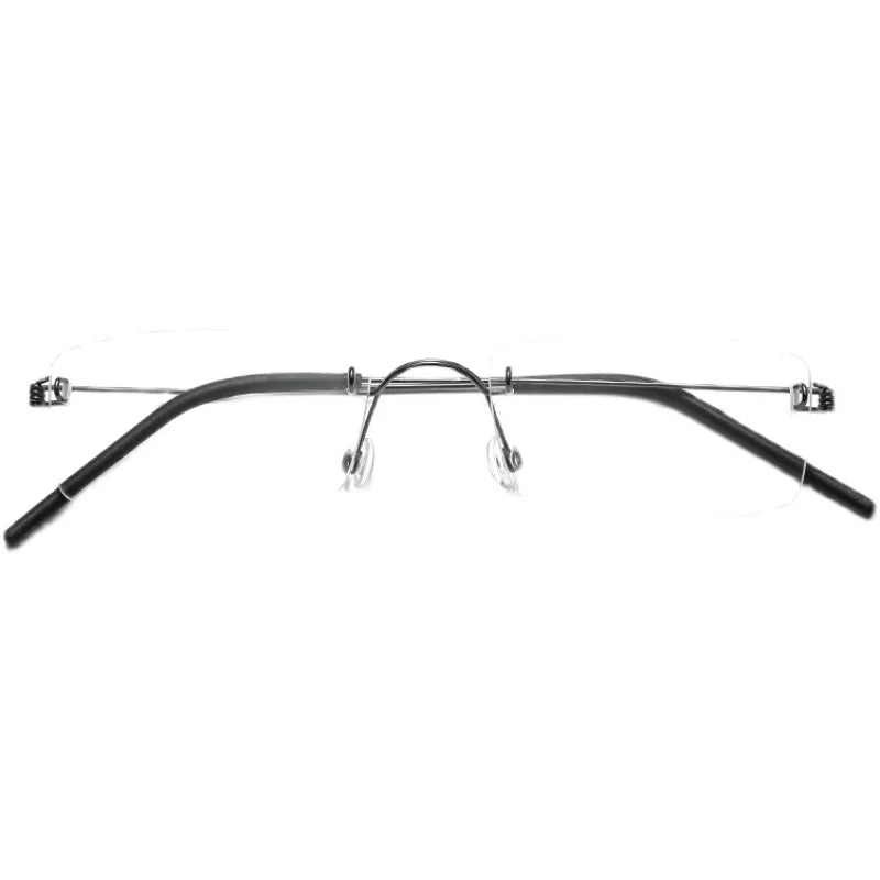 Aimee Unisex Rimless Square Screwless Titanium Eyeglasses 2120 Rimless Aimee   