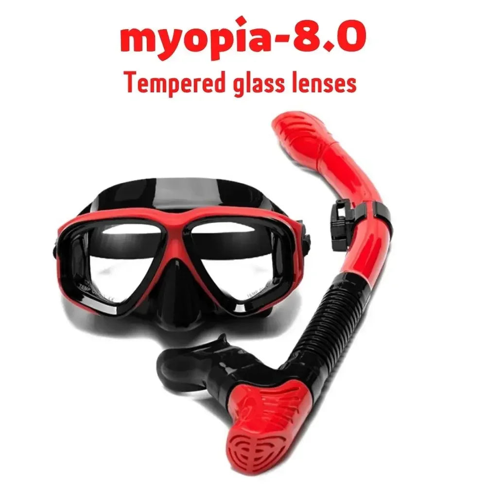 Aleefa Unisex Goggle Plastic Resin Lens Pc Silicone Swim Mask 64307