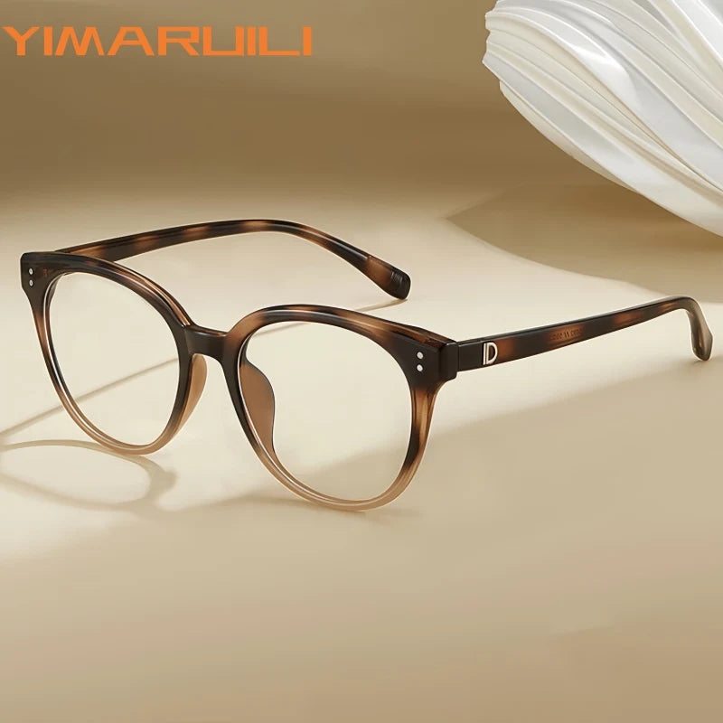 Yimaruili Unisex Full Rim Round TR-90 Eyeglasses TR5092 — view 1 | Yimaruili at FuzWeb