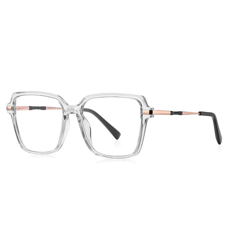 Vicky Women's Full Rim Large Square TR90 and Alloy Reading Glasses 2212 — view 2 | Vicky at FuzWeb