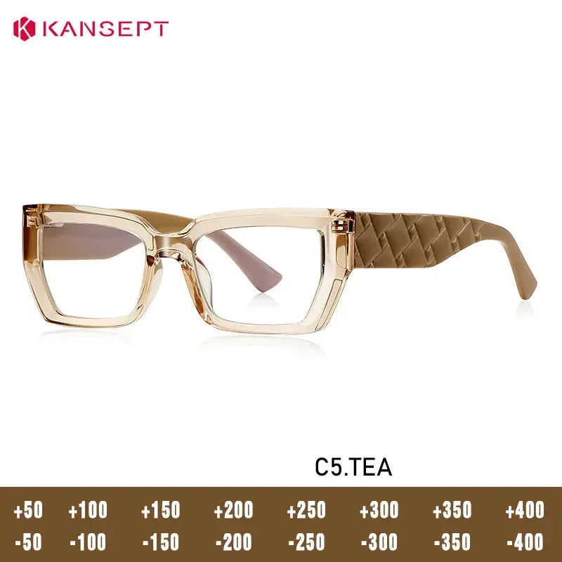 Kansept Unisex Full Rim Rectangle Tr 90 Frames 225800 FuzWeb