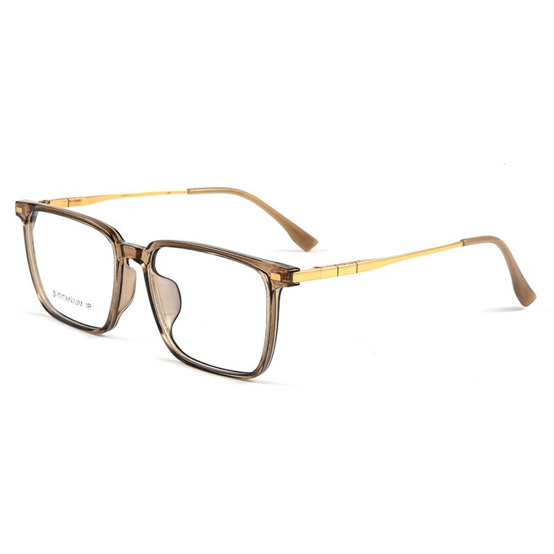 KatKani Unisex Full Rim Square Tr 90  Titanium Eyeglasses 15013mc Full Rim KatKani Eyeglasses   