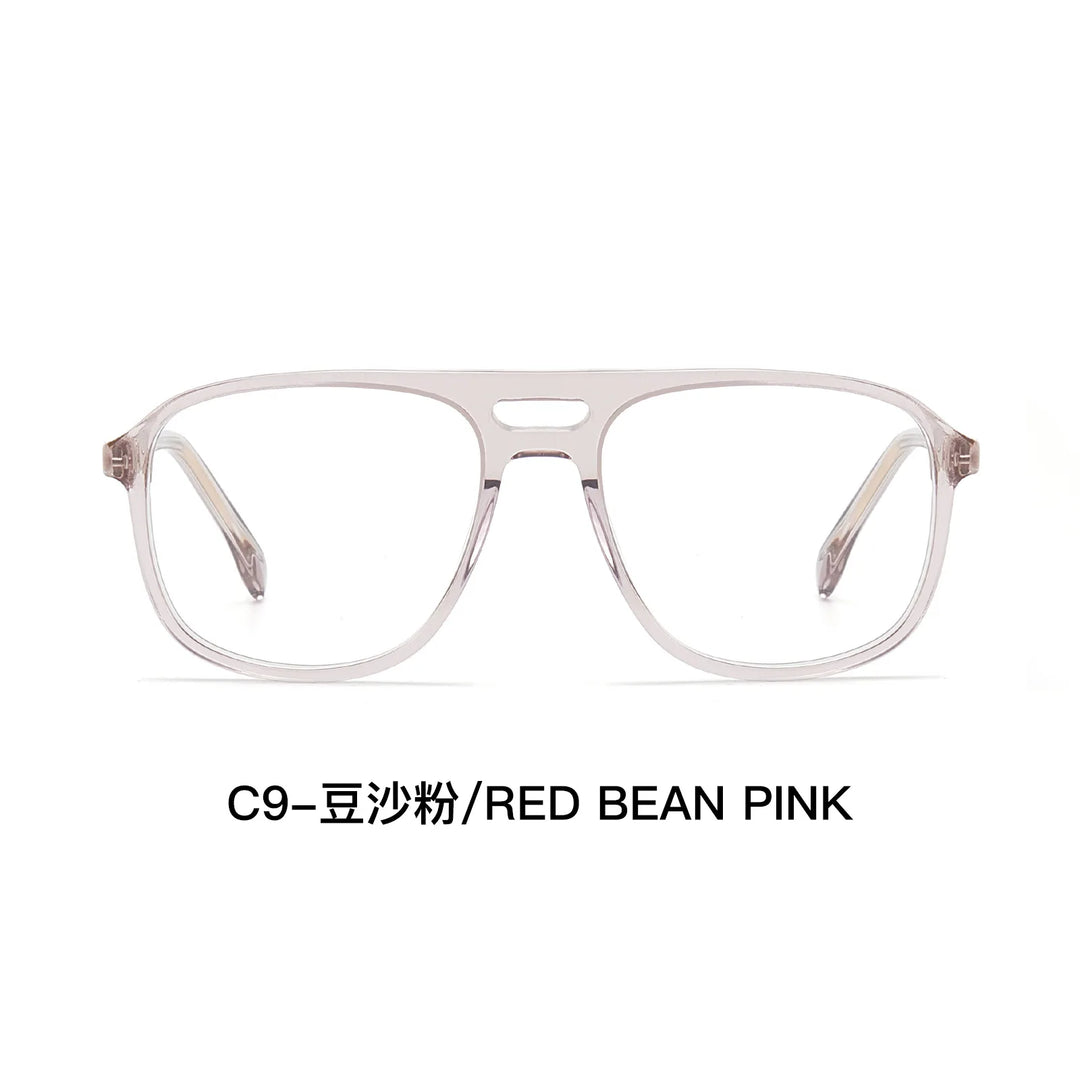 Yimaruili Unisex Full Rim Aviator Acetate Eyeglasses F3311 — view 6 | Yimaruili at FuzWeb