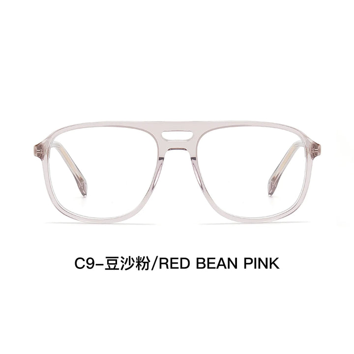 Yimaruili Unisex Full Rim Aviator Acetate Eyeglasses F3311 — view 6 | Yimaruili at FuzWeb