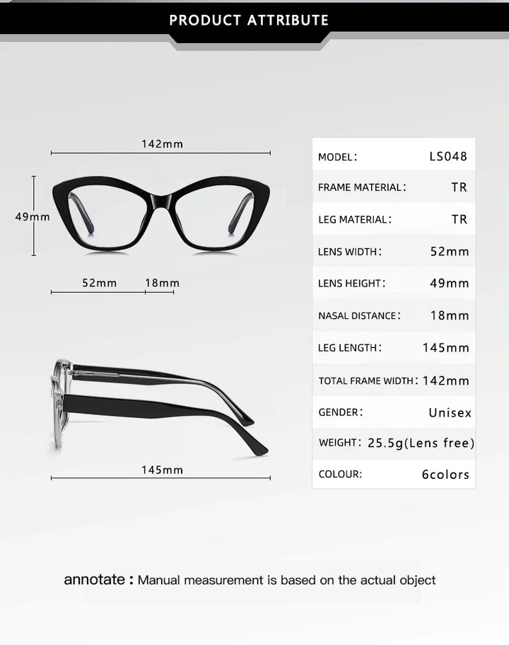 Vicky Women's Full Rim Square Tr 90 Titanium Reading Glasses 97048