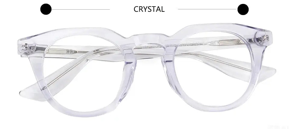 Esnbie 602218 Unisex Full Rim Square Round Acetate Frames FuzWeb