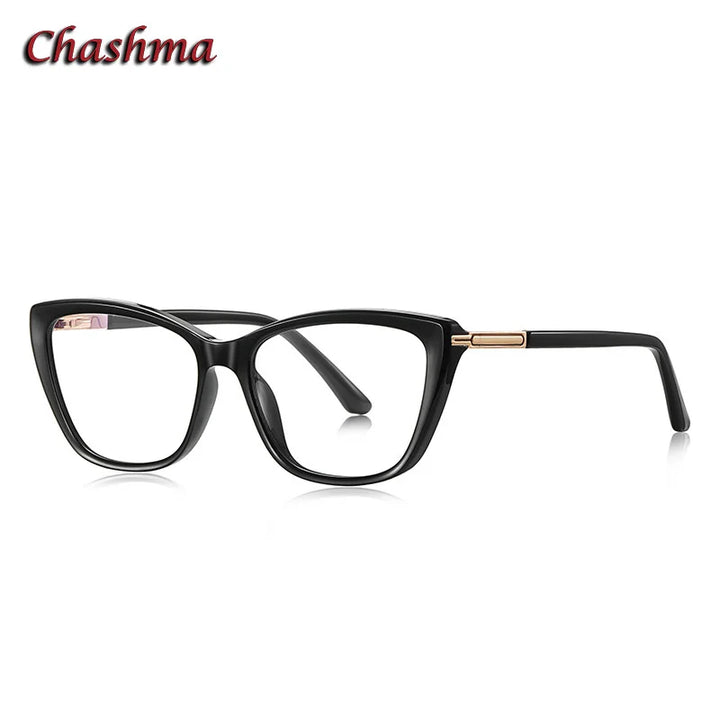 Chashma Ochki Women's Full Rim Cat Eye Tr 90 Titanium Eyeglasses 22334