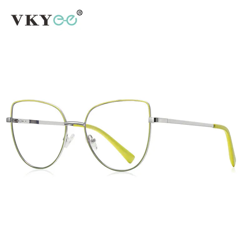 Vicky Unisex Full Rim Large Cat Eye Tr 90 Titanium Reading Glasses 3081 Reading Glasses Vicky   