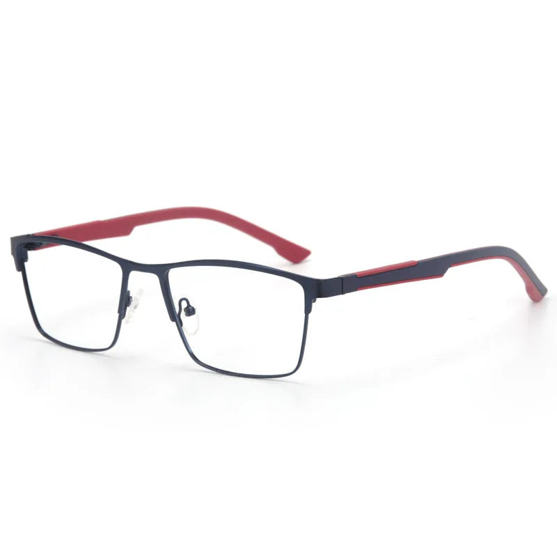 Muzz 8810 men's square alloy sports prescription eyeglasses — view 5